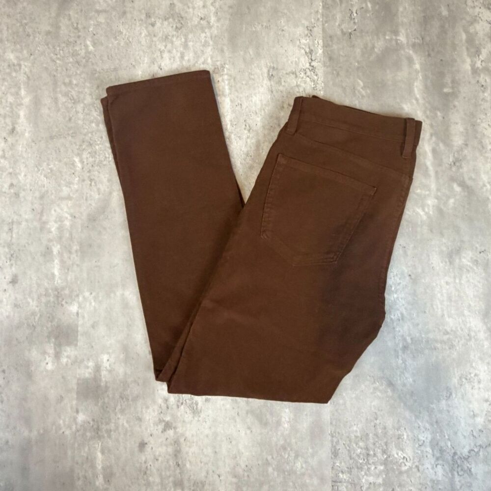 Banana Republic Traveler Pants Men's 31x30 Brown Slim Fit Stretch